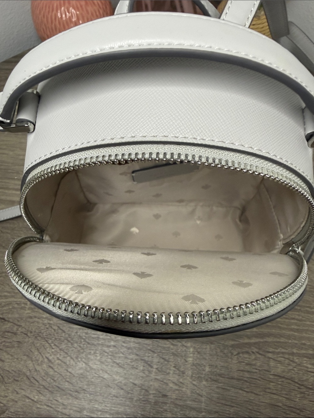 Kate Spade Schuyler Mini Gray Backpack - Picture 7 of 10